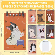 Load image into Gallery viewer, Dog Party Favors 132Pcs Puppy Party Favors Bulk Dog Paw Mini Notebooks Pens Stickers Set for Dog Themed Birthday Party Supplies
