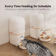 Load image into Gallery viewer, 2L 5G Camera Pet Feeder Automatic Cat Smart Food Dispenser Auto Dog Slow Food WIFI Timed Quantitative Video Food Feeding Bowls
