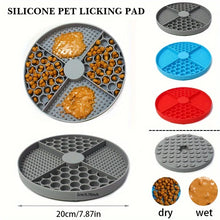 Load image into Gallery viewer, Dog Feeding Mat Silicone Cat Slow Feeder Bowls with Suction Cup Slow Feeding Pad Dog Licking Pad Anxiety-relieving Utensils
