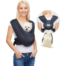 Load image into Gallery viewer, Dog Carrier for Small Dogs Front Facing Dog Carrier Sling Hands Free Cat Sling Size Adjustable Soft Cotton
