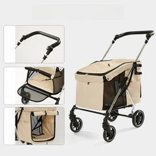 Load image into Gallery viewer, Cat Outdoor Travel Pet Strollers Portable Folding Storage Dog Carriers Pet Products Elderly Dog Disability Assistance Vehicle
