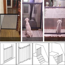 Load image into Gallery viewer, 1PC Tall Pet Dog Gate - Retractable Safety Guard, Toddler Stair Gate, Ingenious Mesh Dog Fence, Isolation Barrier for Indoor
