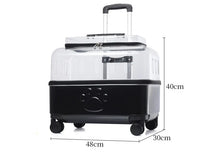 Load image into Gallery viewer, Portable Dog Strollers Carriers Travel Luxury Transparent Cats Strollers Cheap Outdoor Small Medium Suitcase Pets Supplies
