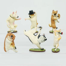Load image into Gallery viewer, 6PCS/set Yoga Dog Doll Funny Creative Animal Dog Dance Master Blind Box Toy Desktop Ornament Anime Peripheral Gifts
