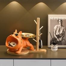 Load image into Gallery viewer, Home Decoration Handsome Bulldog Statue Dog Statue Tray Series Multi Functional Storage Home Decor
