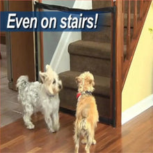 Load image into Gallery viewer, 1PC Tall Pet Dog Gate - Retractable Safety Guard, Toddler Stair Gate, Ingenious Mesh Dog Fence, Isolation Barrier for Indoor
