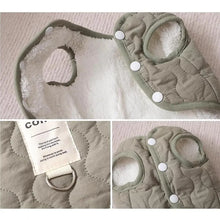 Load image into Gallery viewer, Winter Pet Coat Clothes for Cold Weather Clothing Warm Dog Clothes with Built in Harness Hole Pet Apparel for Small Dogs Cats
