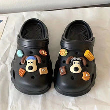 Load image into Gallery viewer, 1 Set Cute Dogs Shoes Accessories Boys Girls Sandals Garden Shoe Buckle Decorations Fit Charm
