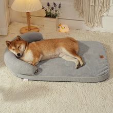 Load image into Gallery viewer, Dog Beds for Medium Large Dogs,Sofa Dog Bed with Pillow,Soft Pet Bed for Support Bolster,Comfortable Pet Bed &amp; Non-Slip Bottom

