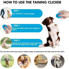 Load image into Gallery viewer, Dog Training Clicker Easy To Use for Cats Puppy Birds Horses Pet Product with Adjustable Wrist Strap Durable Lightweight
