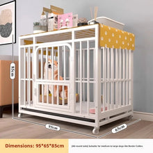 Load image into Gallery viewer, Indoor Dog Cage Large Medium Dog House with Toilet Golden Retriever Samoyed Border Collie Labr Retriever Pet Cage Fence
