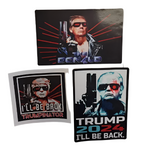 TRUMP TERMINATOR STICKERS (3) "THE DONALD" #TRUMP 2024