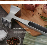 Gourmet Multi Sided Meat Tenderizer for Pounding Meats, Nuts, Shellfish, ect, Hang Hole for Easy Storage, Hand Wash, One Size, Black