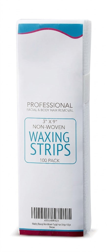 Non Woven Large 3x9 Body and Facial Wax Strips (100)