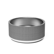 Load image into Gallery viewer, Checkered Pattern Stainless Steel Pet Bowl
