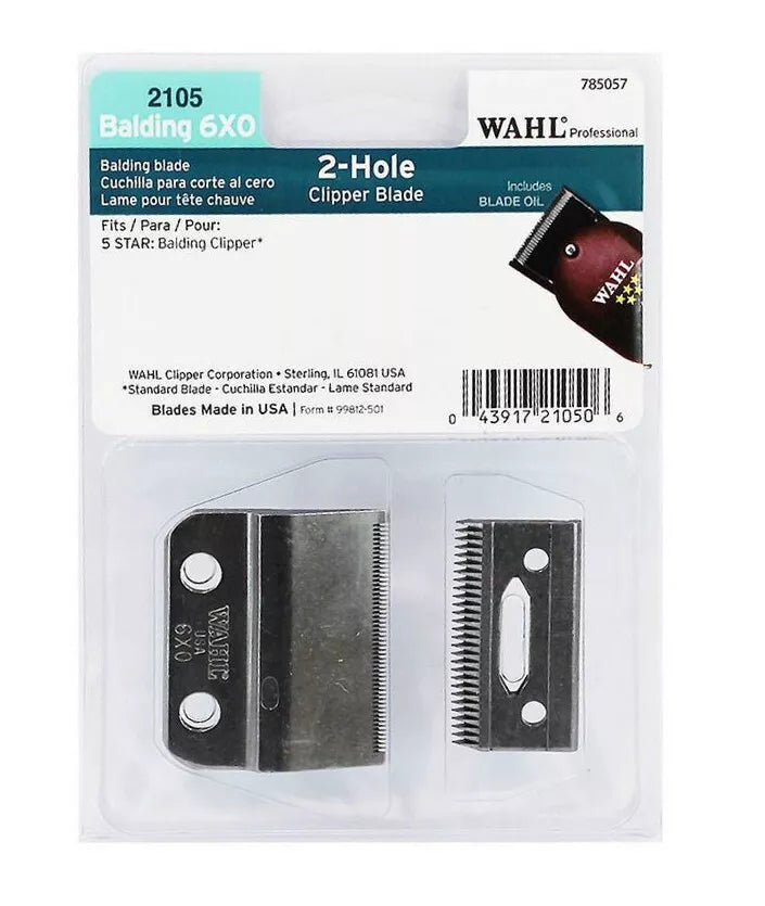 Wahl Professional Balding Blade, 6X0 Ultra-Close Replacement Blade for 5 Star Balding Clipper
