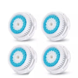 4-Pack Deep Pore Replacement Facial Brush Heads For Clarisonic Mia SmartPro