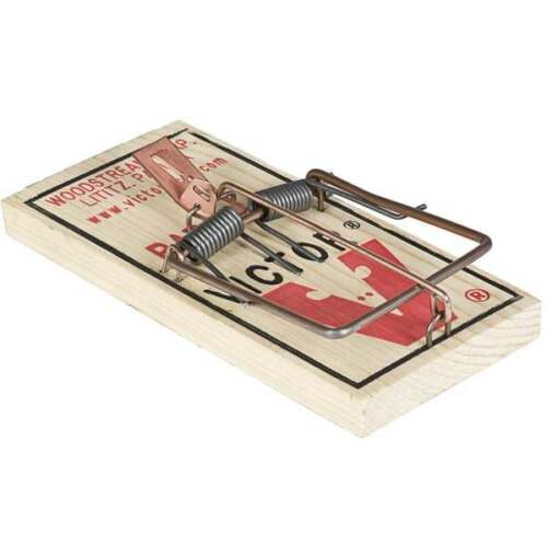 VICTOR M210 Metal Pedal Wood Snap Rat Trap