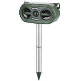 Solar Ultrasonic Animal Repeller Sensor Deer Raccoon Squirrel Garden Repellent