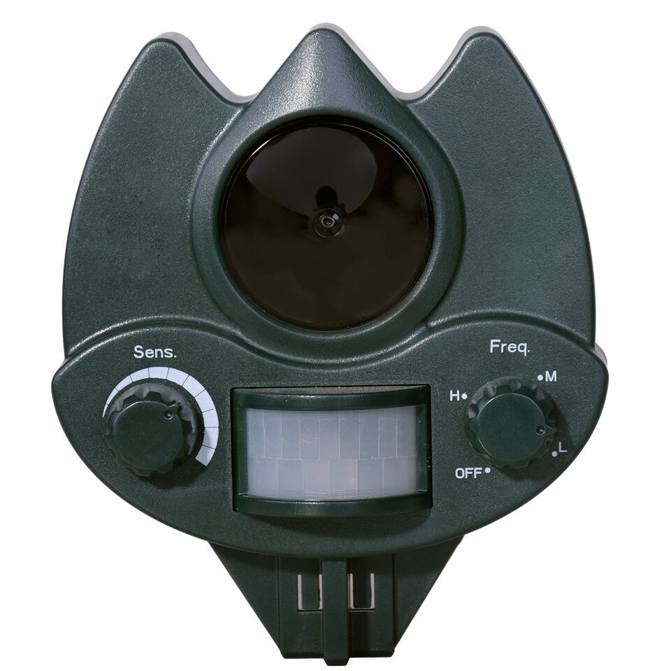 Ultrasonic Animal Repeller Dog, Cat Repellent for Home/Garden Pest Repeller