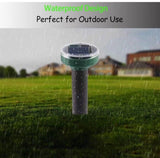 4 Pack Solar Power Ultrasonic Mice Gopher Mole Pest Snake Repellent Repeller US