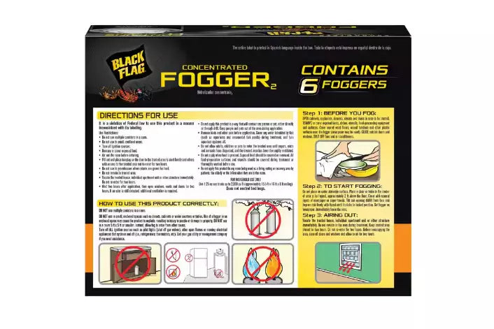 CAN 6 Can Fogger Bomb Insect Killer Bug Flies Roach Spider Indoor Bed Kill Shot Tick
