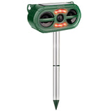 Solar Ultrasonic Animal Repeller Sensor Deer Raccoon Squirrel Garden Repellent