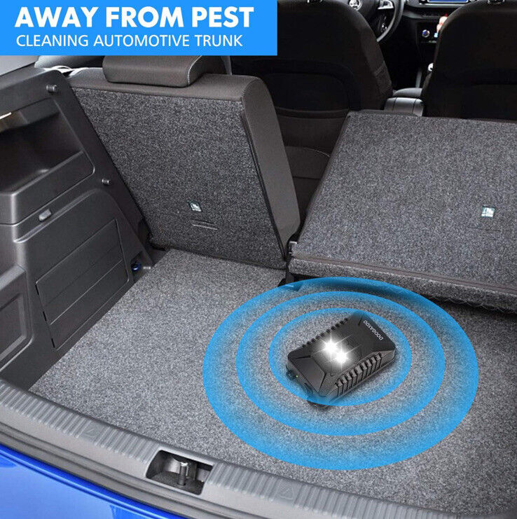 Car Ultrasonic Mouse Repeller Vehicle Rat Rodent Pest Animal Deterrent Repellent