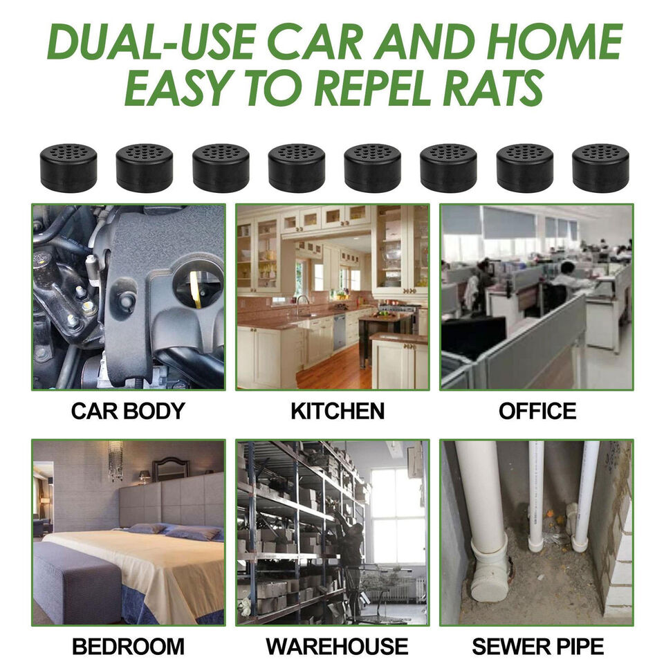 16PCS Rat Mouse Repellent Pill Repellent Peppermint Oil Mice Rodent Control