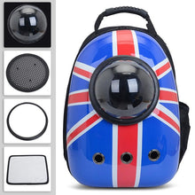 Load image into Gallery viewer, Breathable Astronaut Cat Carrying Backpack Floppy Fishie Toy
