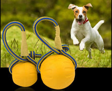 Load image into Gallery viewer, Swing &#39;N&#39; Fling Rope Handled Dog Chew Toy
