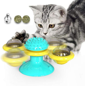 Wind Mill Cat Interactive Toy Floppy Fishie Toy