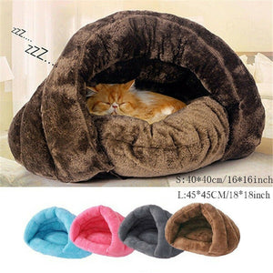 Cosy Heated Cat Cave Bed